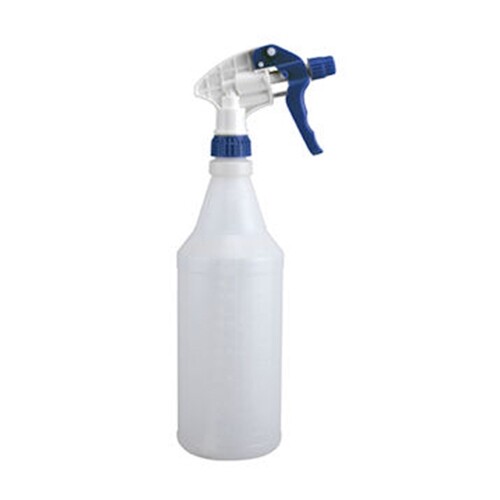 Magnolia 32-Ounce Spray Bottle (White Head, Clear)