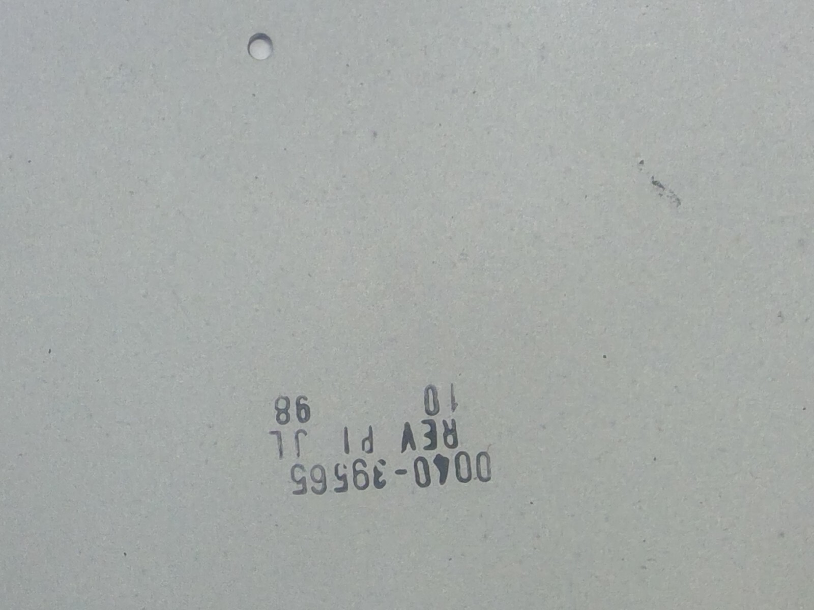 0040-39565; ASSEMBLY CHAMBER LID