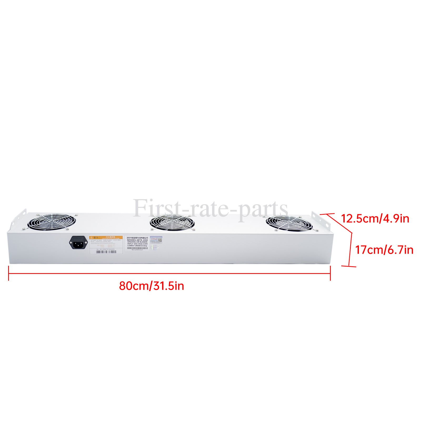 3-Fan Anti Static Ionizer Anti Static Fan Anti Static Blower Suspended No Light