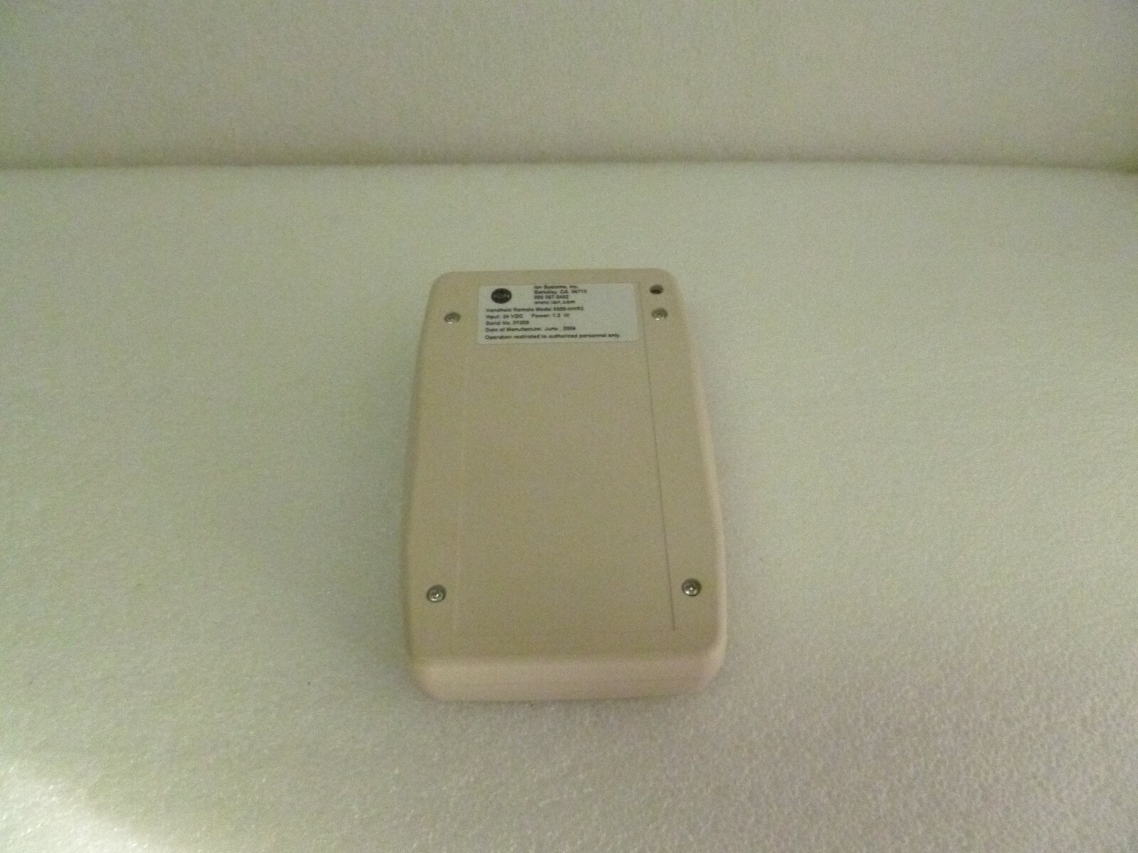ION SYSTEMS HANDHELD REMOTE 5300-HHR2
