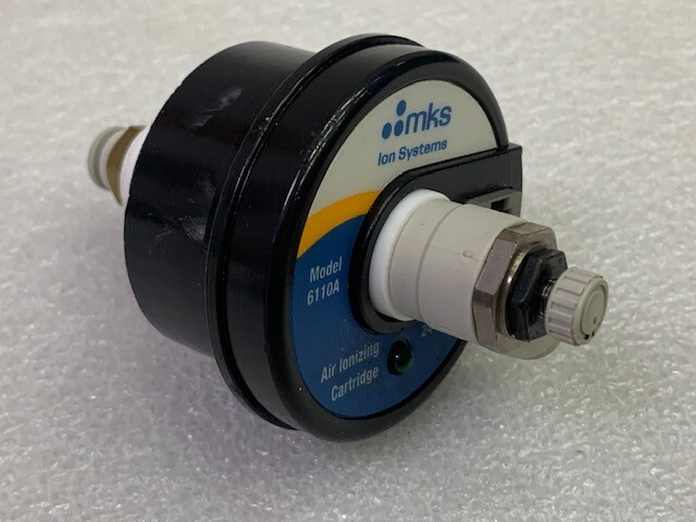 MKS Ion Systems 6110A In-line Ionizing Cartridge 24VAC Used Good Condition