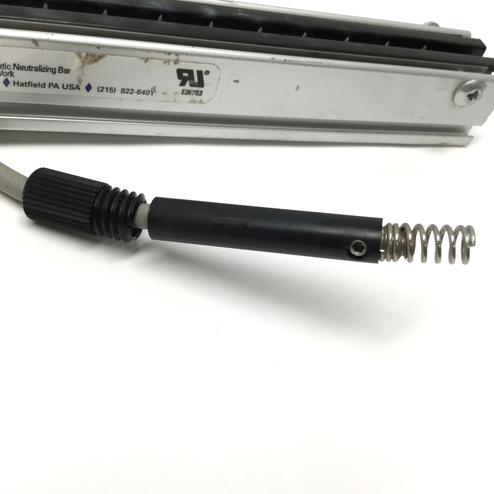 Simco 62R Shockless Static Elimination Neutralizing Bar, 7kVAC, Length 10.5″