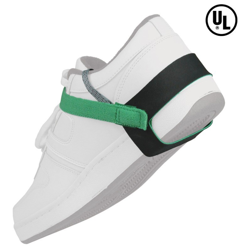 DESCO 17260 – Heel Grounder, Green, with Two Megohm Resistor