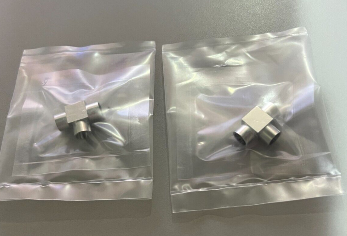 4 piece package Swagelok equivalent to 6LV-6MW-3, 3/8″ MicroFIT Weld UNION TEE