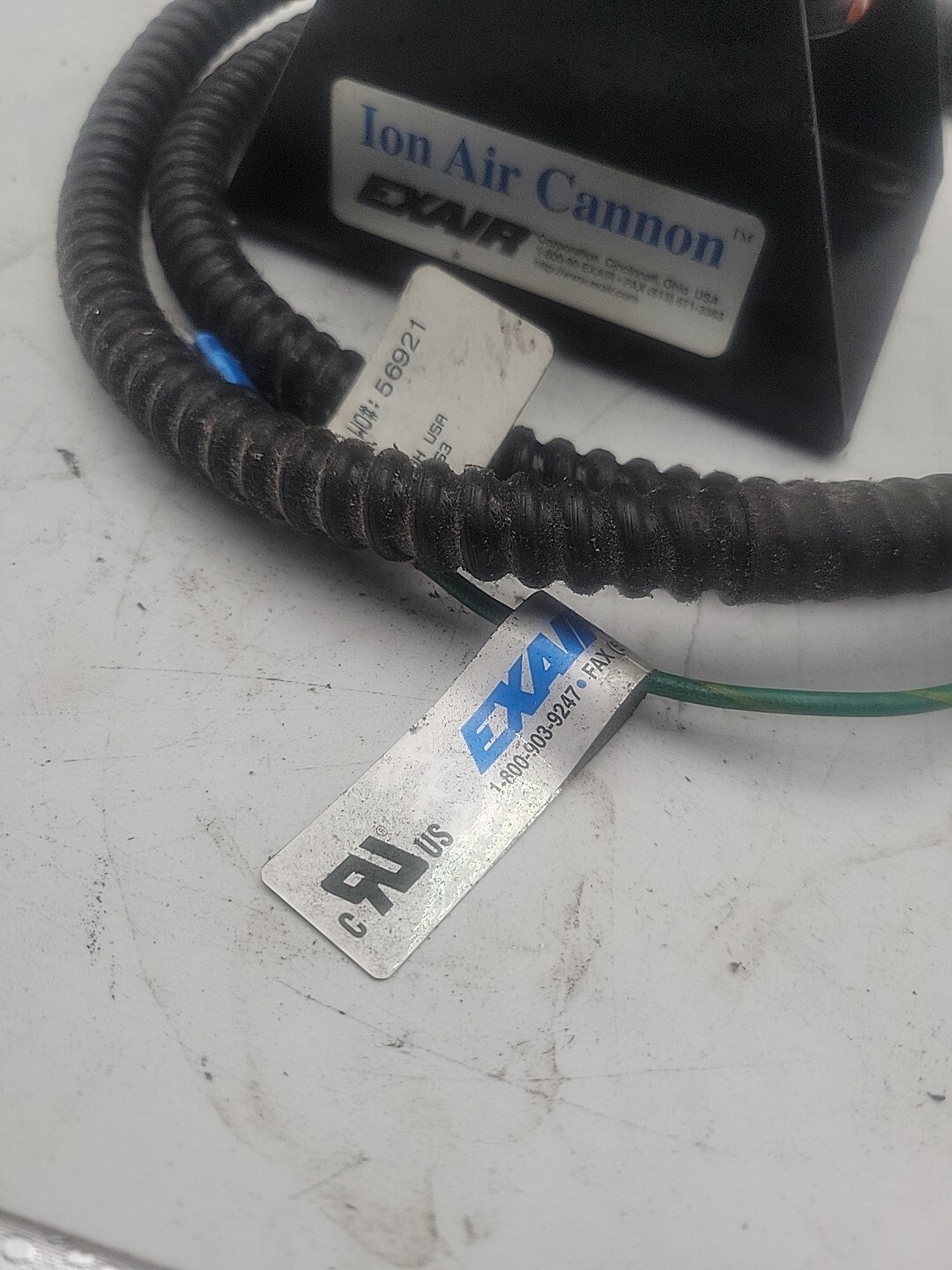 Exair 8192 Ion Air Cannon,250 Psi,15.5 Scfm