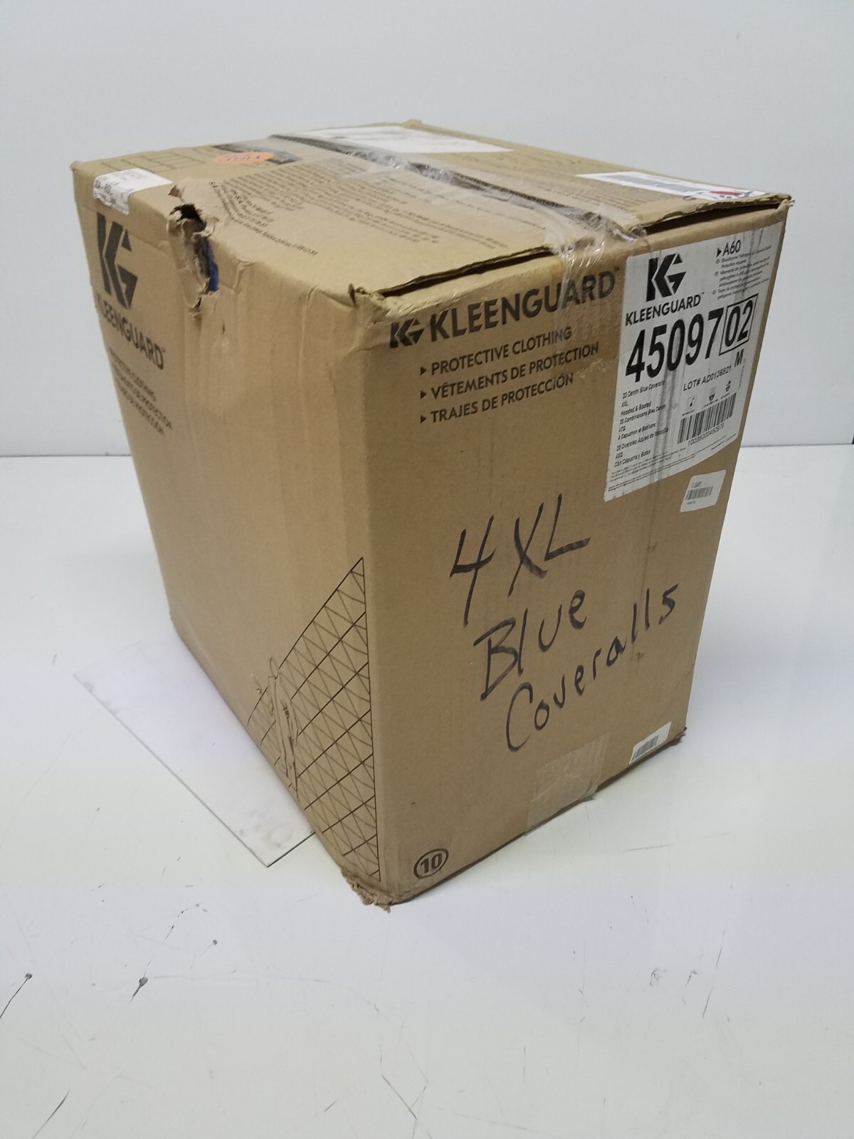 20x KleenGuard A60 Bloodborne Pathogen & Chemical Protection Coveralls 4XL