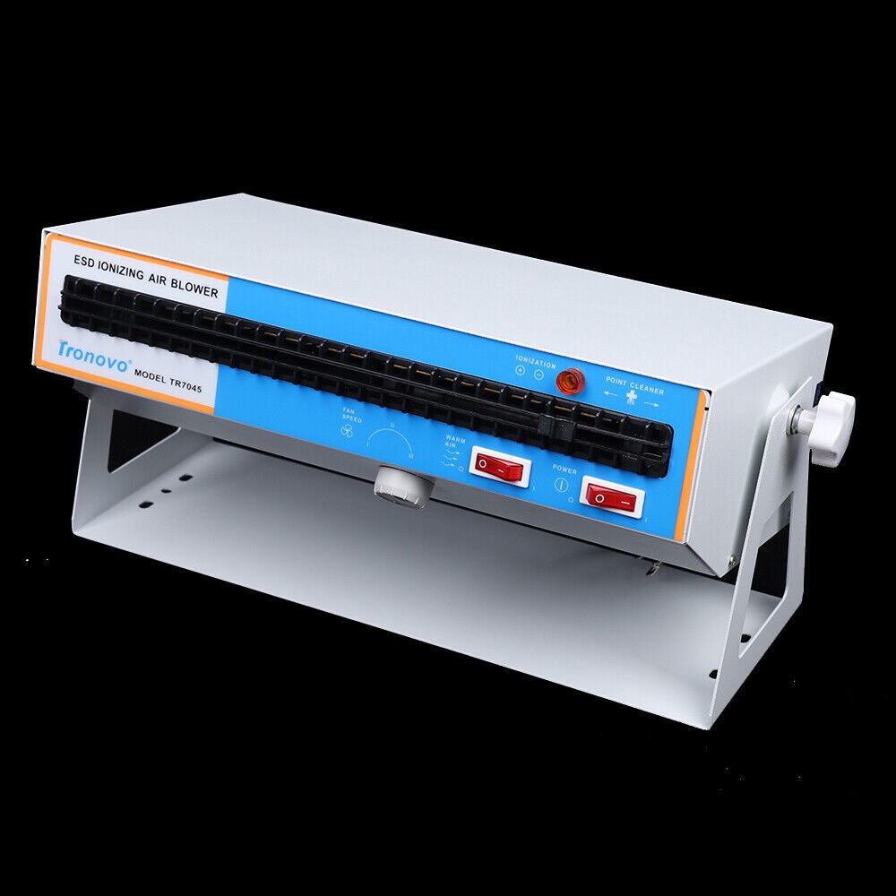Anti-Static Ionizing Air Blower Fan Discharge Static Eliminator Ionizer Ion Fan!