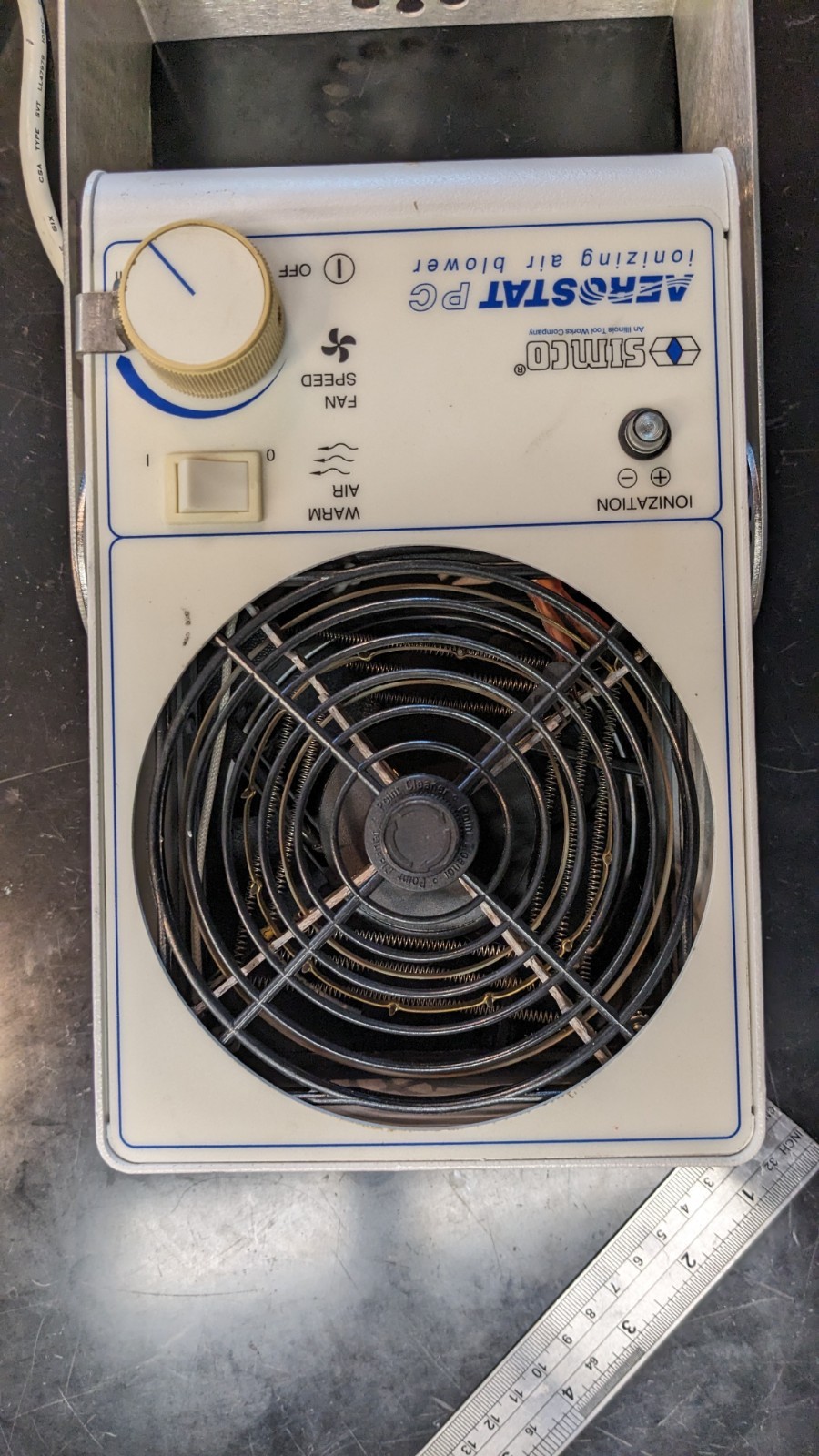 Simco-ION Aerostat PC Ionizing Air Blower w/ Power Cord – Tested Working