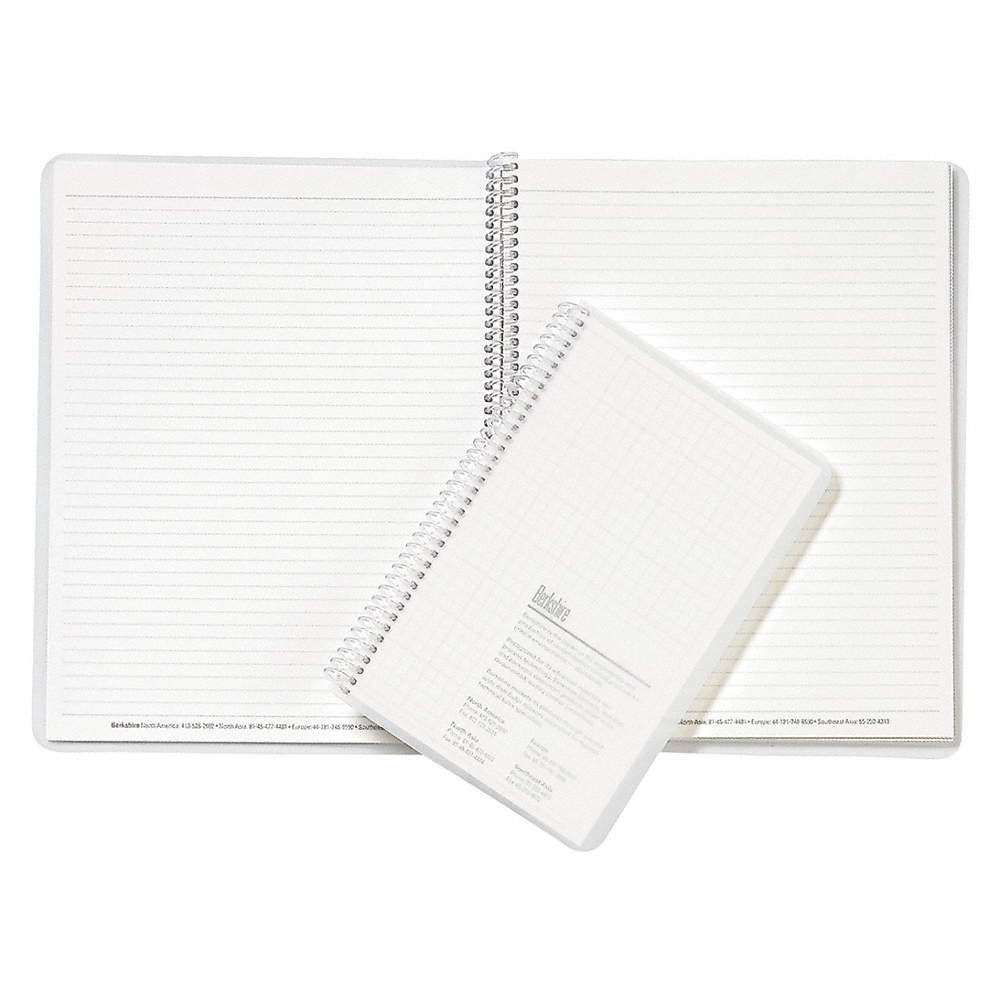 BERKSHIRE BSNB.0811CR.1 Cleanroom Notebook,11in,8 1/2 in,College 3LDN7