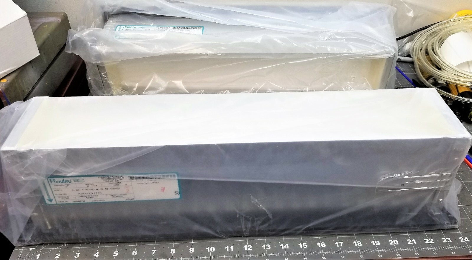 Lot Of (2) 24” X 6” X 6” Clean Room HEPA Filters .017OO% Penetration [C1S2]