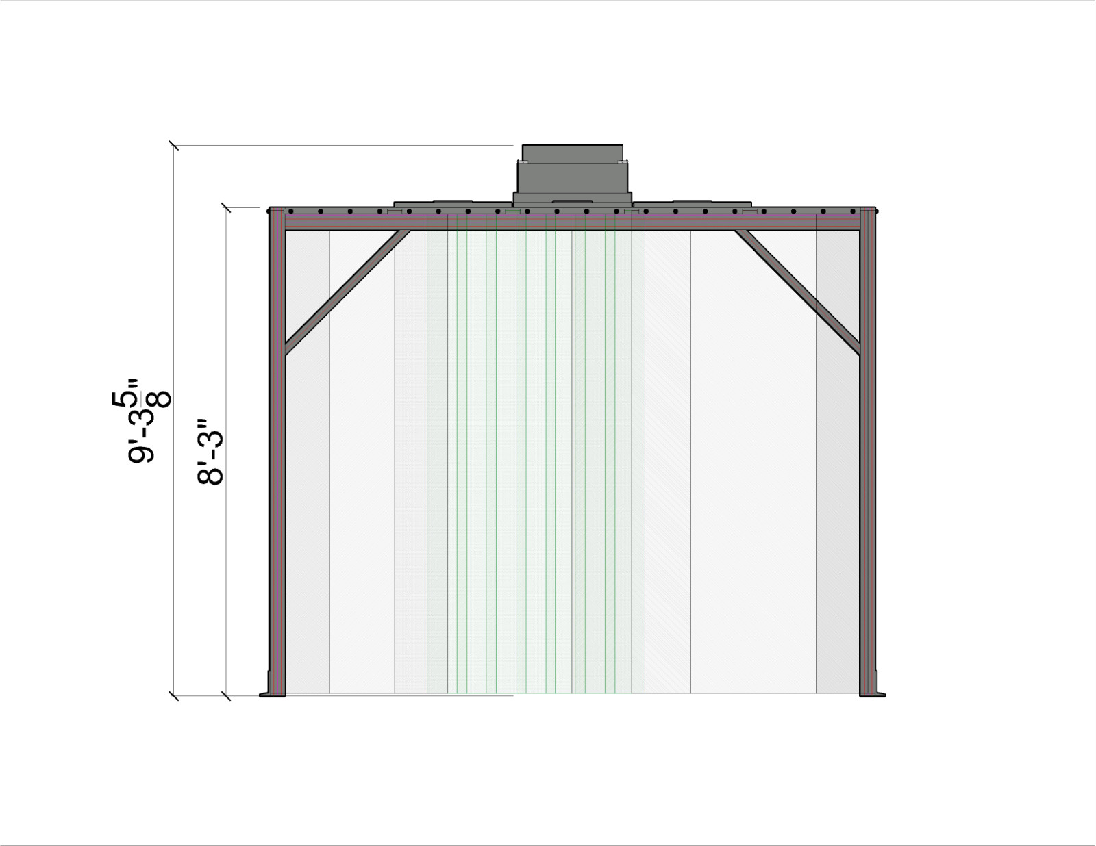 10′ x 10′ SOFT Wall Clean Room ISO8 class 100,000 HEPA Filter Cleanroom; DIY-Kit