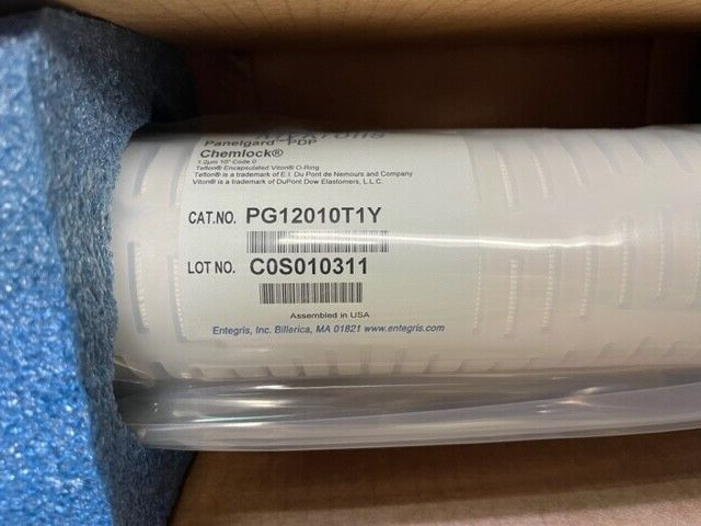 ENTEGRIS / MYKROLIS PANELGARD PDP CHEMLOCK, P/N PG12010T1Y, 1.2um, 10″, NEW