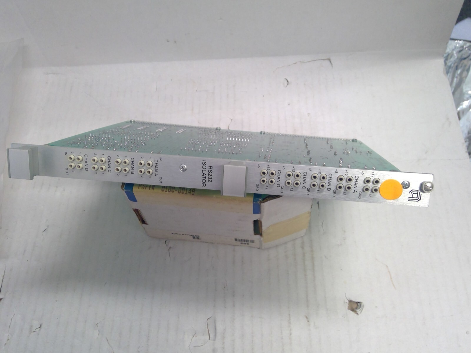 0100-14002; 4 CHANNEL RS232 ISOLATOR SCHEM