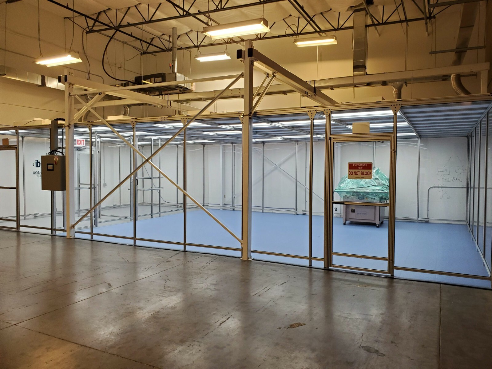 New 30′ x 60′ Modular Clean Room; ISO8 Class 100,000; HEPA Cleanroom; Hard Wall