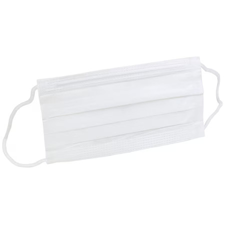Kimtech 62477 Disposable Respirator, Flat-Fold, Dual, Non-Adjustable, Metal