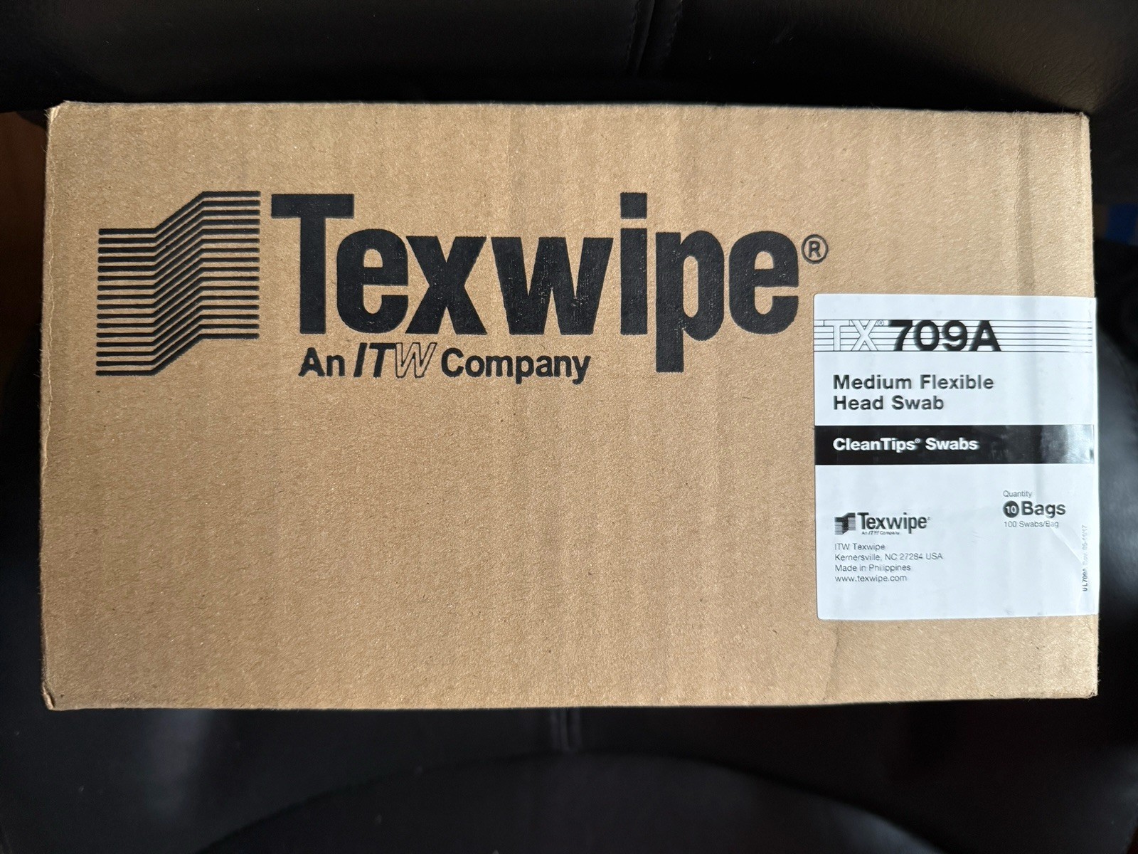 ITW Texwipe TX 709A Closed Cell CleanFoam Medium Flexible Head Swabs 1000 swabs