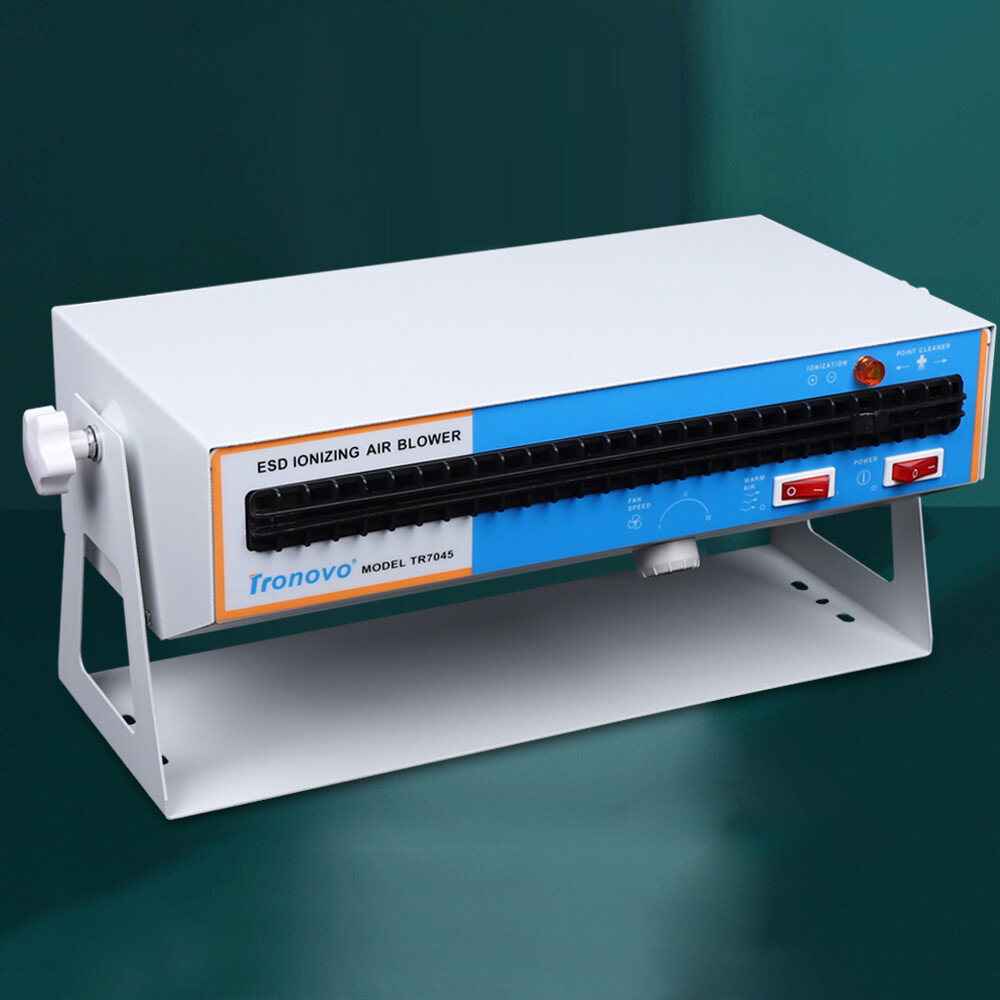 Anti-Static Ionizer Ionizing Air Blower Ion Fan Discharge Static Eliminator 110V