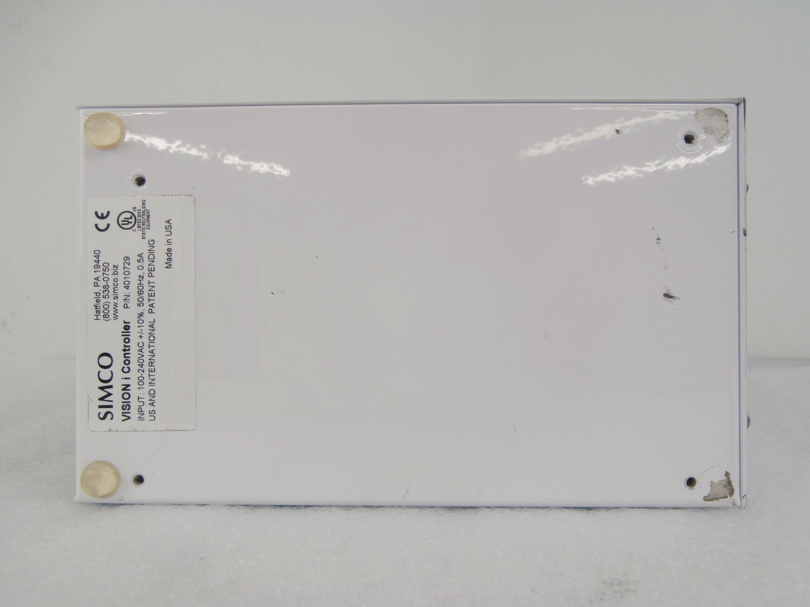 Simco 4010729 Ionizing Bar Controller Ionizer VISION i Missing Cap As-Is Working