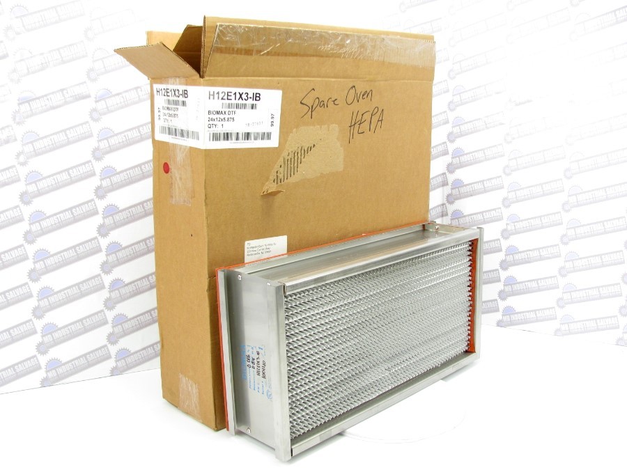 KOCH FILTERS – H12E1X3-IB – BIOMAX DTF HEPA FILTER – 99.97% – 24 x 12 x 5-7/8