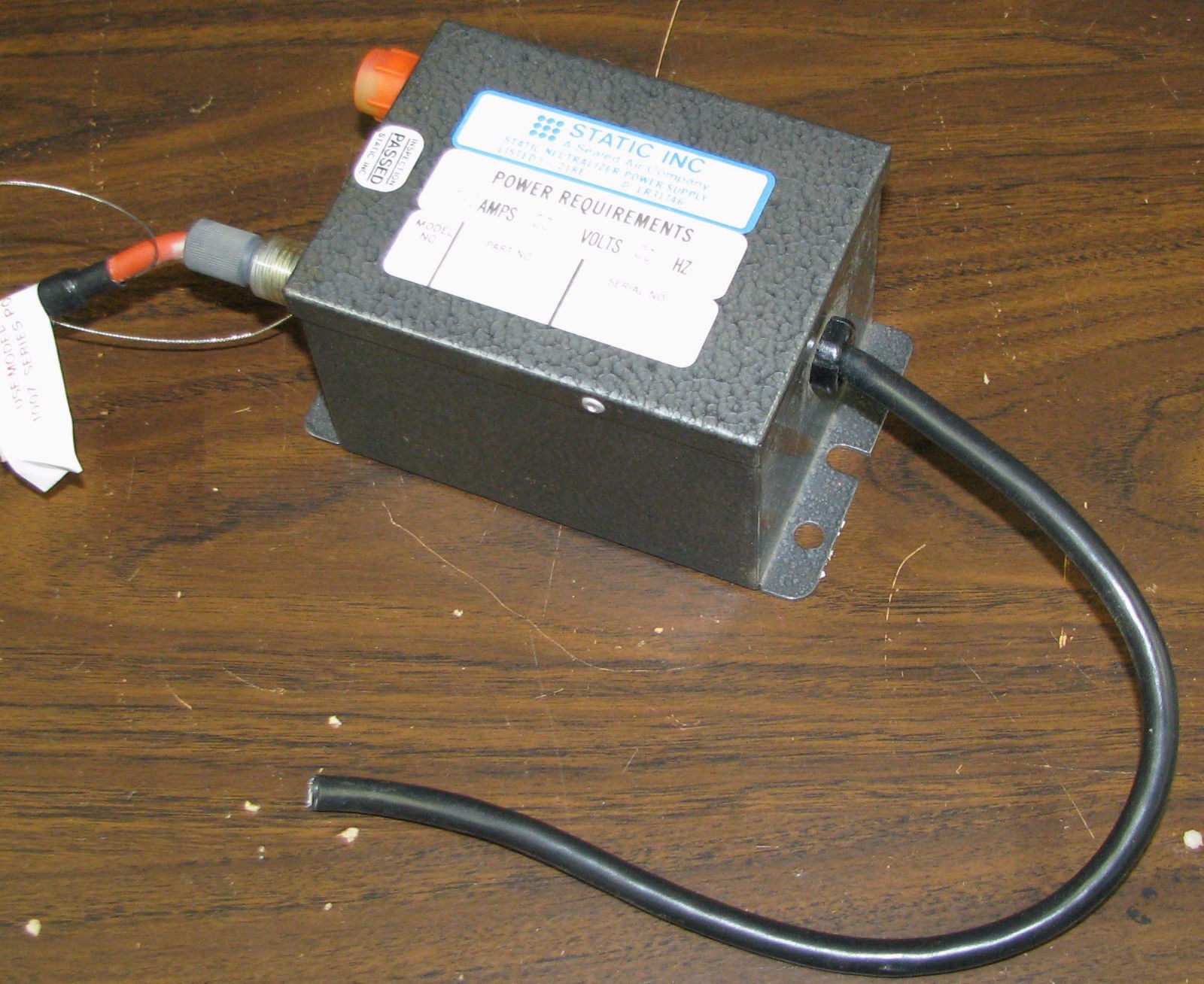 Static Inc 1207/LR31746/90001-07300 Neutralizer