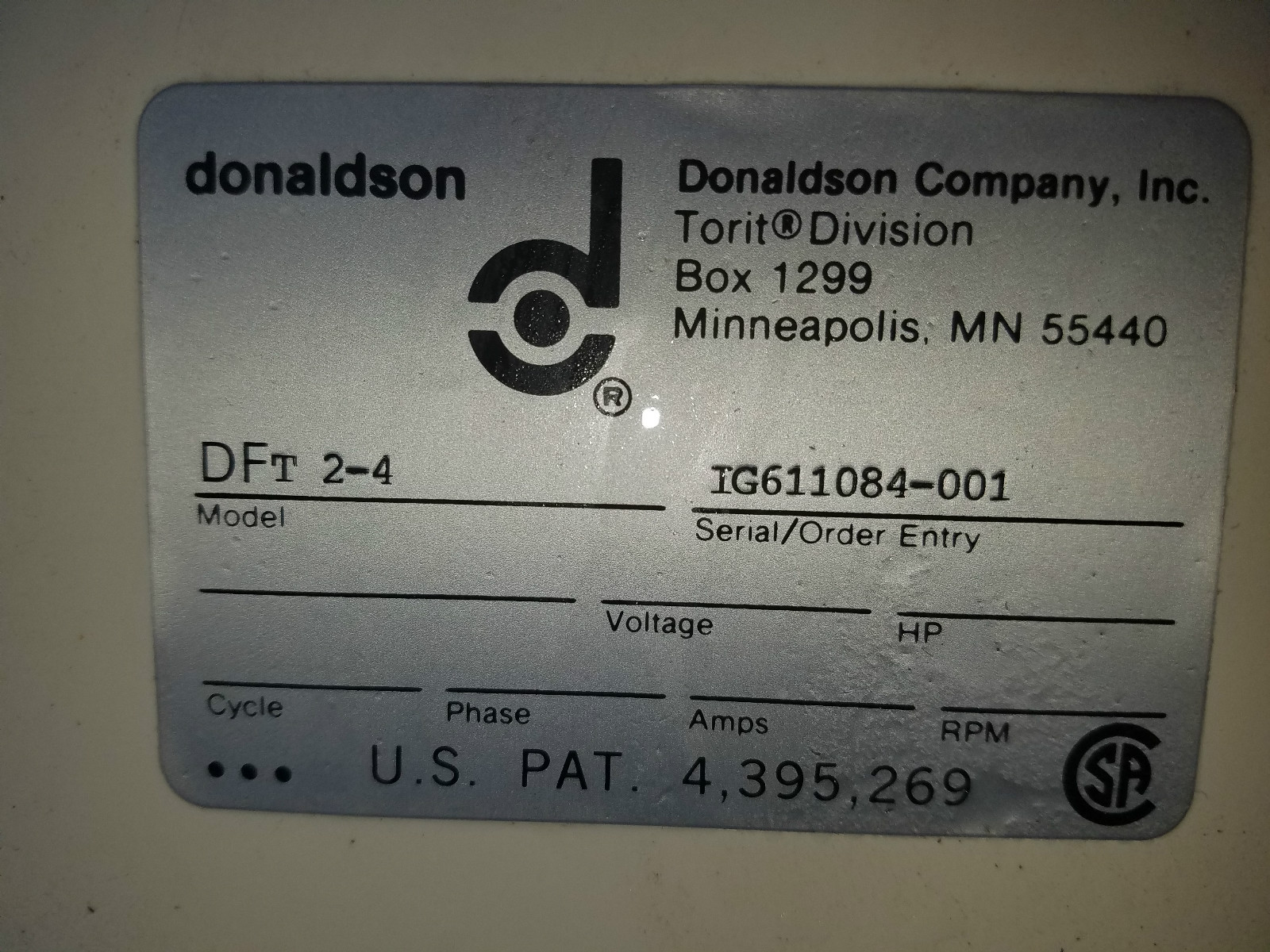 Torit Downflo DFT2-4 Cartridge Collector & Flanders/CSC 304 SST Filter/Adsorber