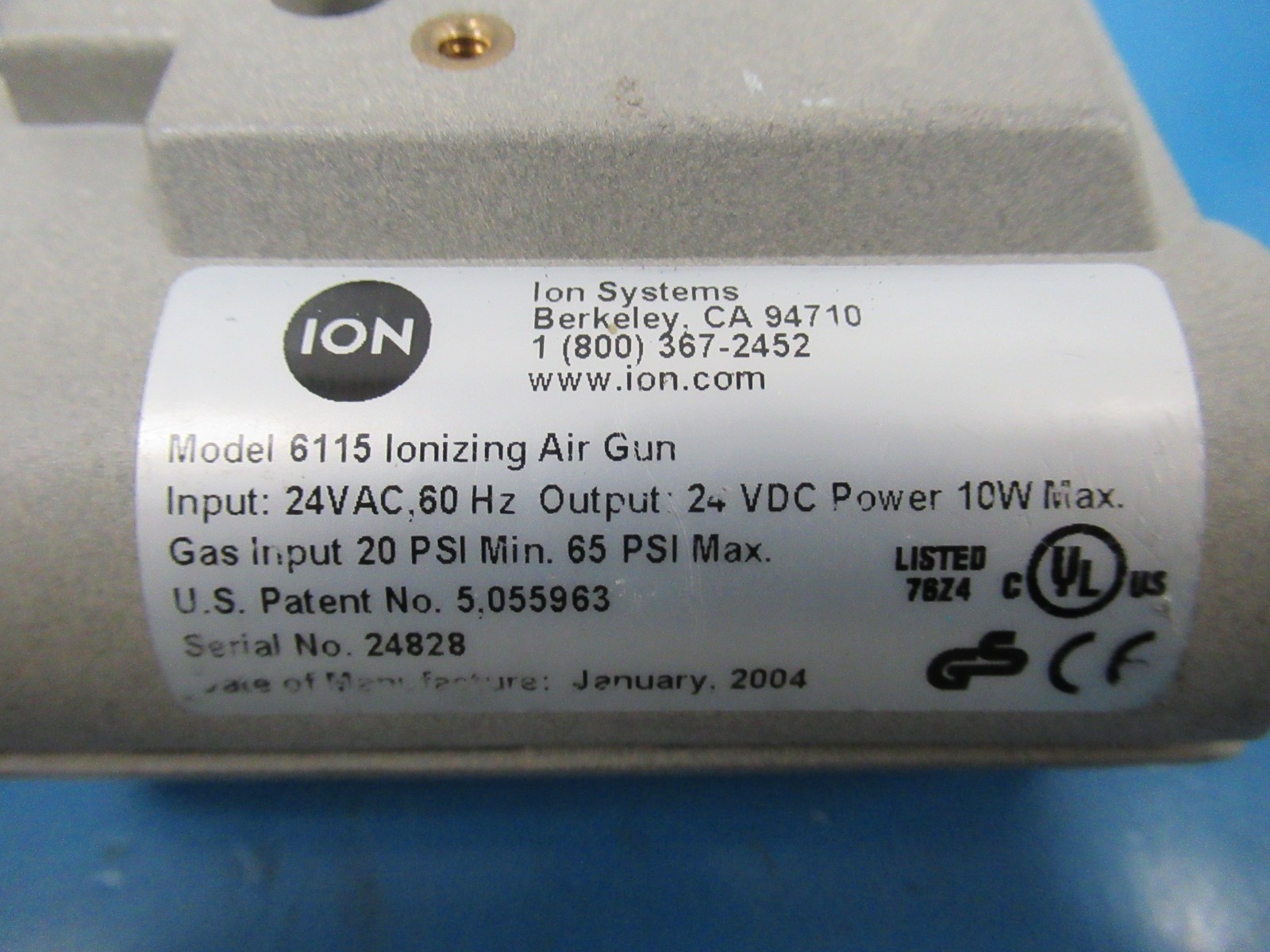 ION Model 6115 Air Force Ionizing Blow-Off Guns (Lot of 3)-For Parts