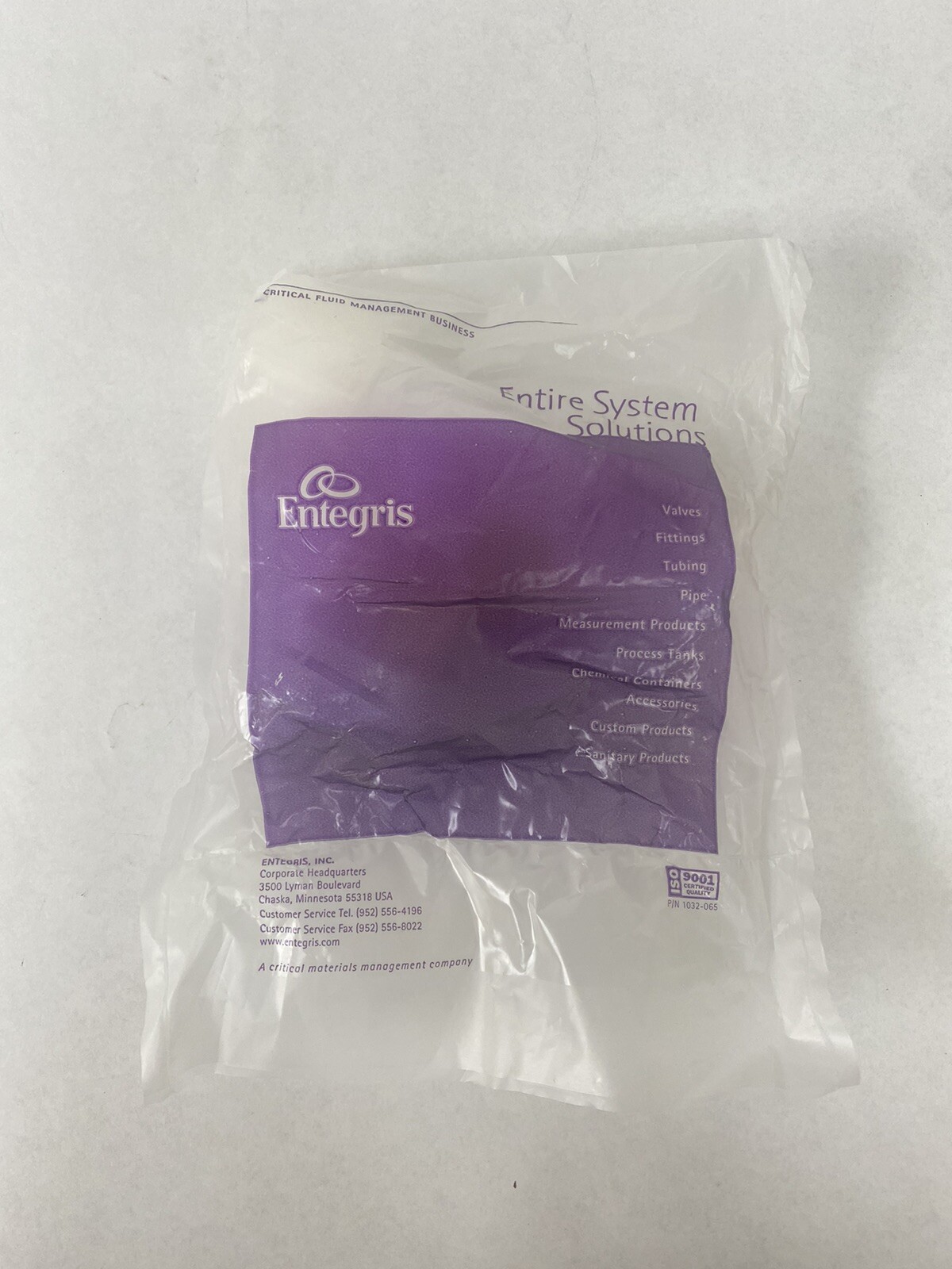 Entegris Flaretek Tee Adapter “Spacesaver” UT16T-16T-16FN-1
