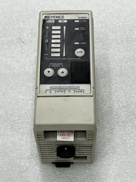 Keyence SJ-M201 24VDC 450mA Static Eliminator Control Unit Used