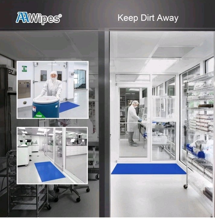 Cleanroom Sticky Mats Tacky Pads 24″ X 36″ 10 Packs Of 30–300 Sheets Total