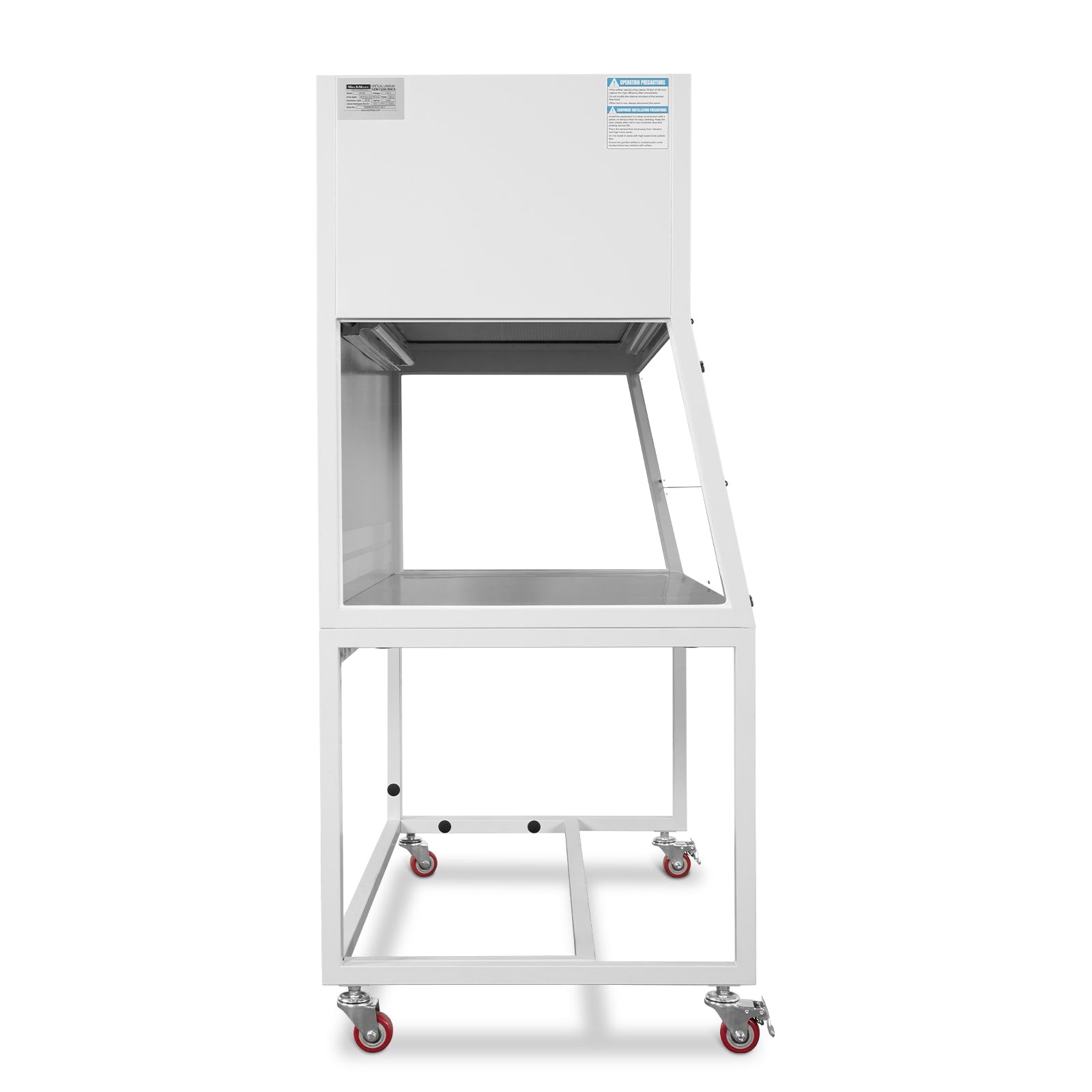 53.5” Vertical Laminar Flow Clean Bench With HEPA&UV, ISO Class 5, CB-V2