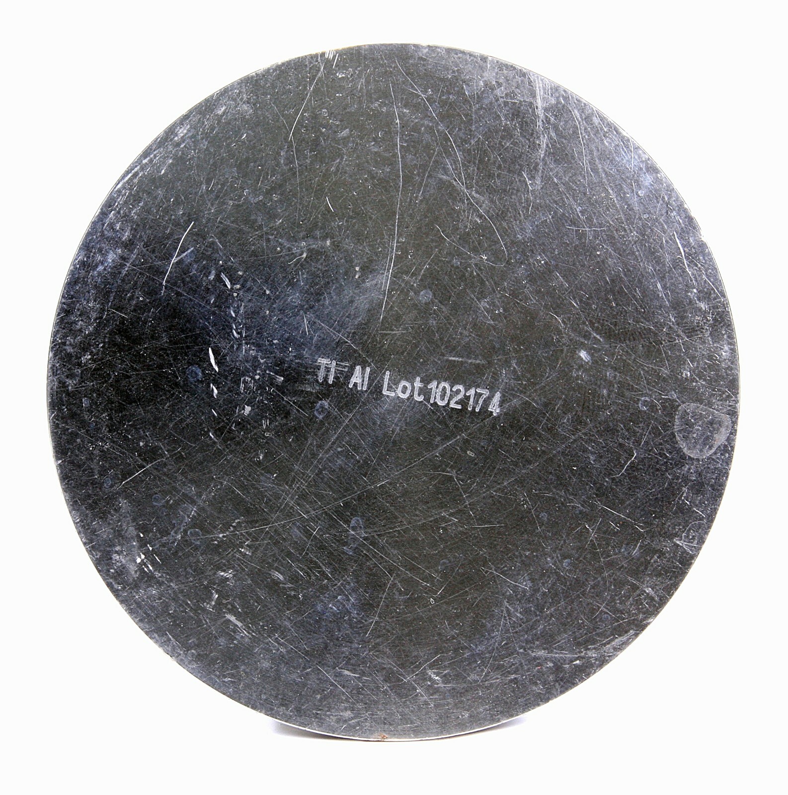 Round 4” Sputtering Target Titanium Aluminum