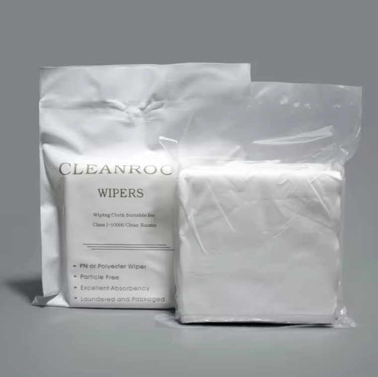 6″X6″ Cleanroom Soft Wipers Class 1-10000 Microfiber Dust Free Cloth 100 pcs/Bag