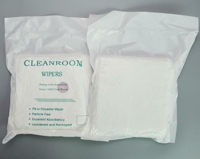 100 Pcs 9″ x 9″ Dust-Free Cleaning Wipes Microfiber Lint-Free Cleanroom Wipers