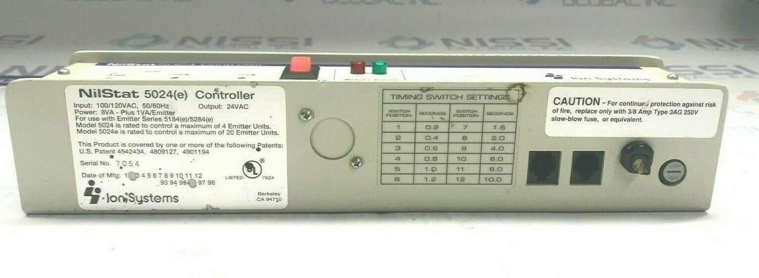 Ion Systems NilStat 5024(e) Controller