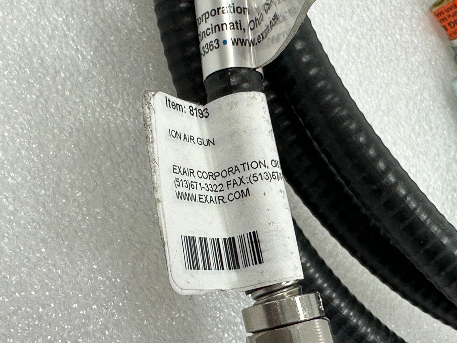 EXAIR 8193 Gen4 Ion Air Gun, 250 psi, WHAT YOU SEE ONLY, FREE SHIPPING 🚚
