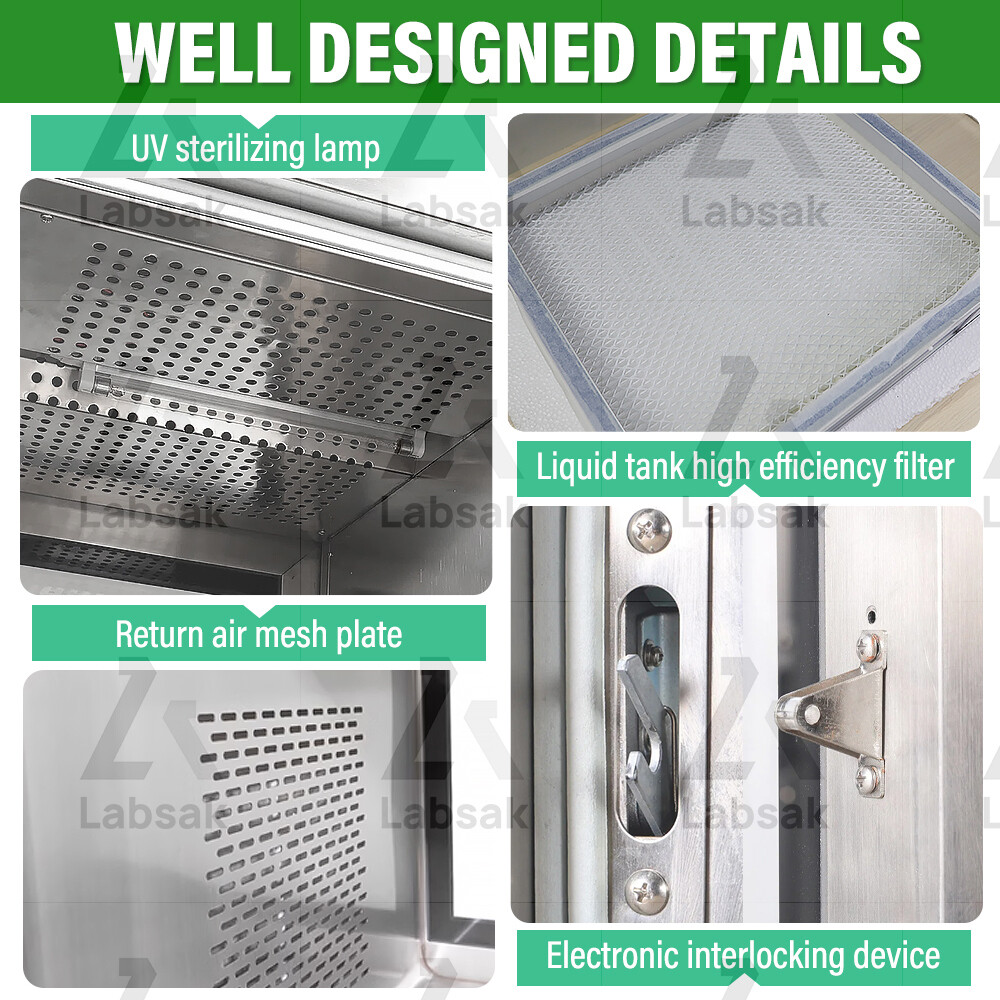 304 Stainless Transfer Window Cleanroom Transfer Cabinet Interlocking Transfer