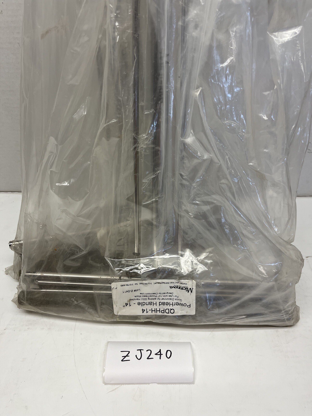 Micronova QDPHH-14 Powerhead Handle Quick Disconnect for SSU Handles, NEW
