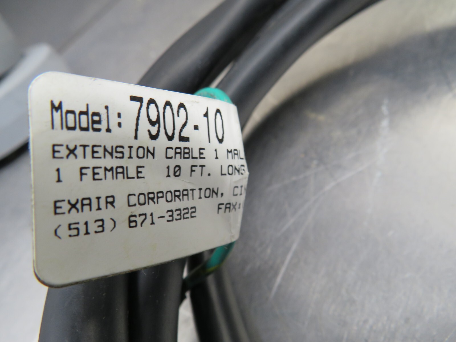 Exair 7902-10 Extension Cable 10′ Lot of 2!