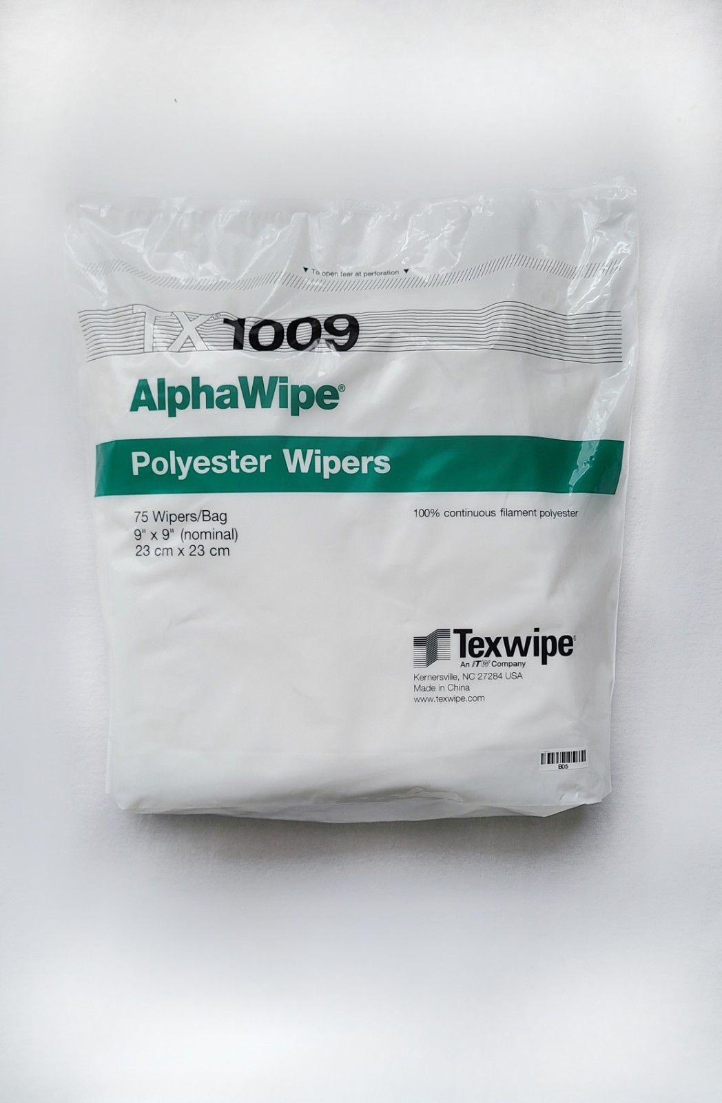 Texwipe TX1009 AlphaWipe Polyester Wipers 75