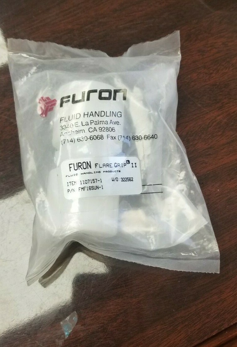 FURON 1″ STRAIGHT UNION P/N: FMF16SUN-1 NEW