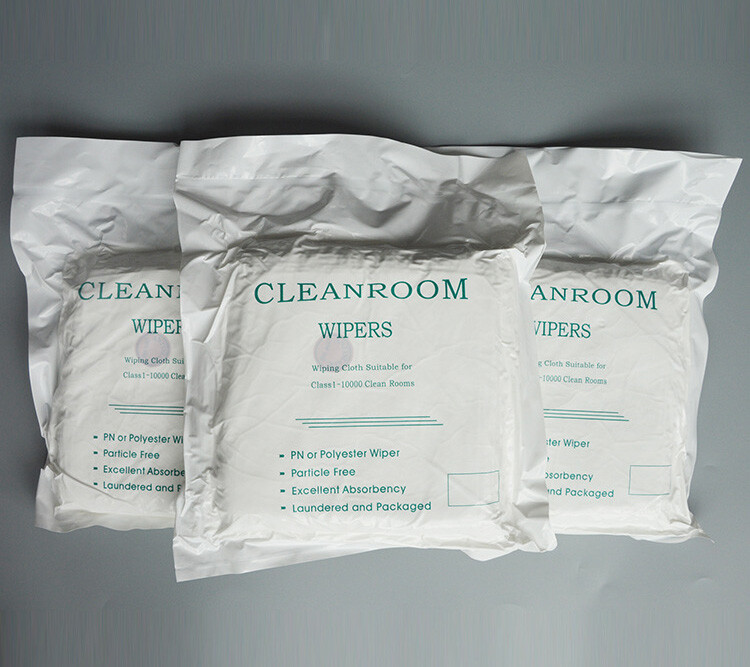 100pcs 9″x9″ 200g Dust-Free Cleaning Wipes Microfiber Lint-Free Cleanroom Wipers