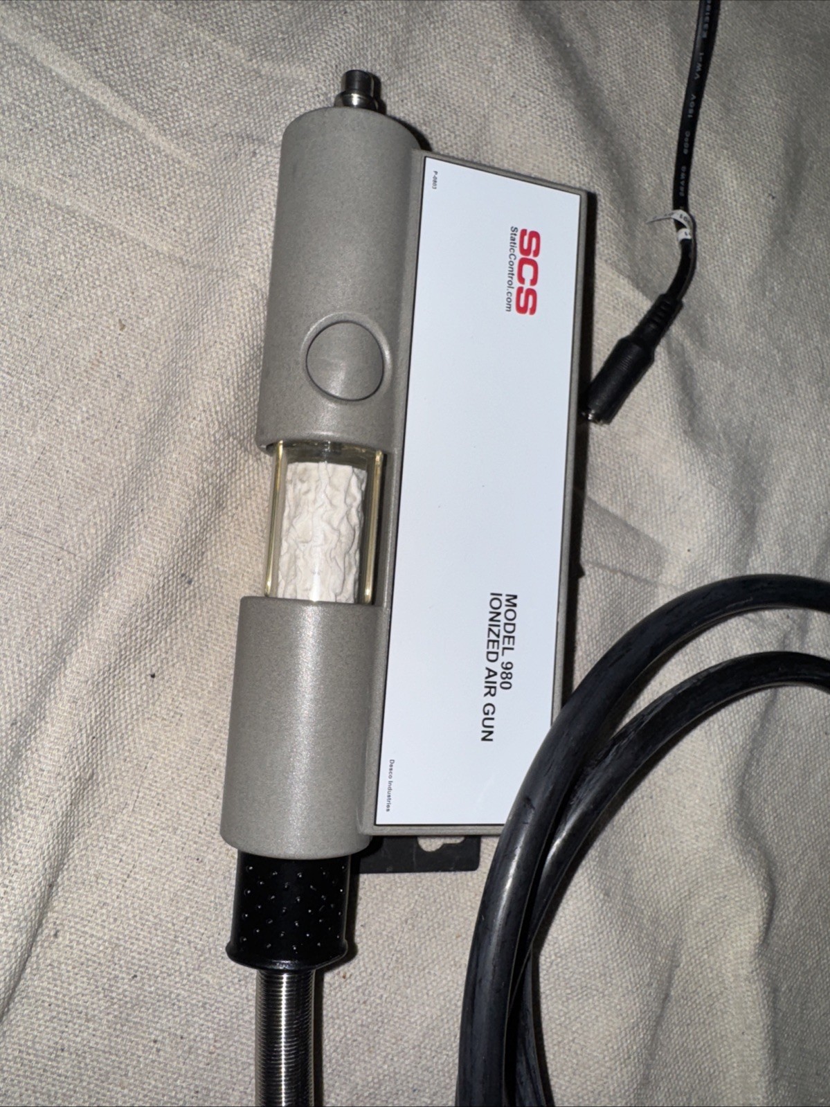 SCS Static Control 980 Ionized Air Gun With Power Supply, Regulator