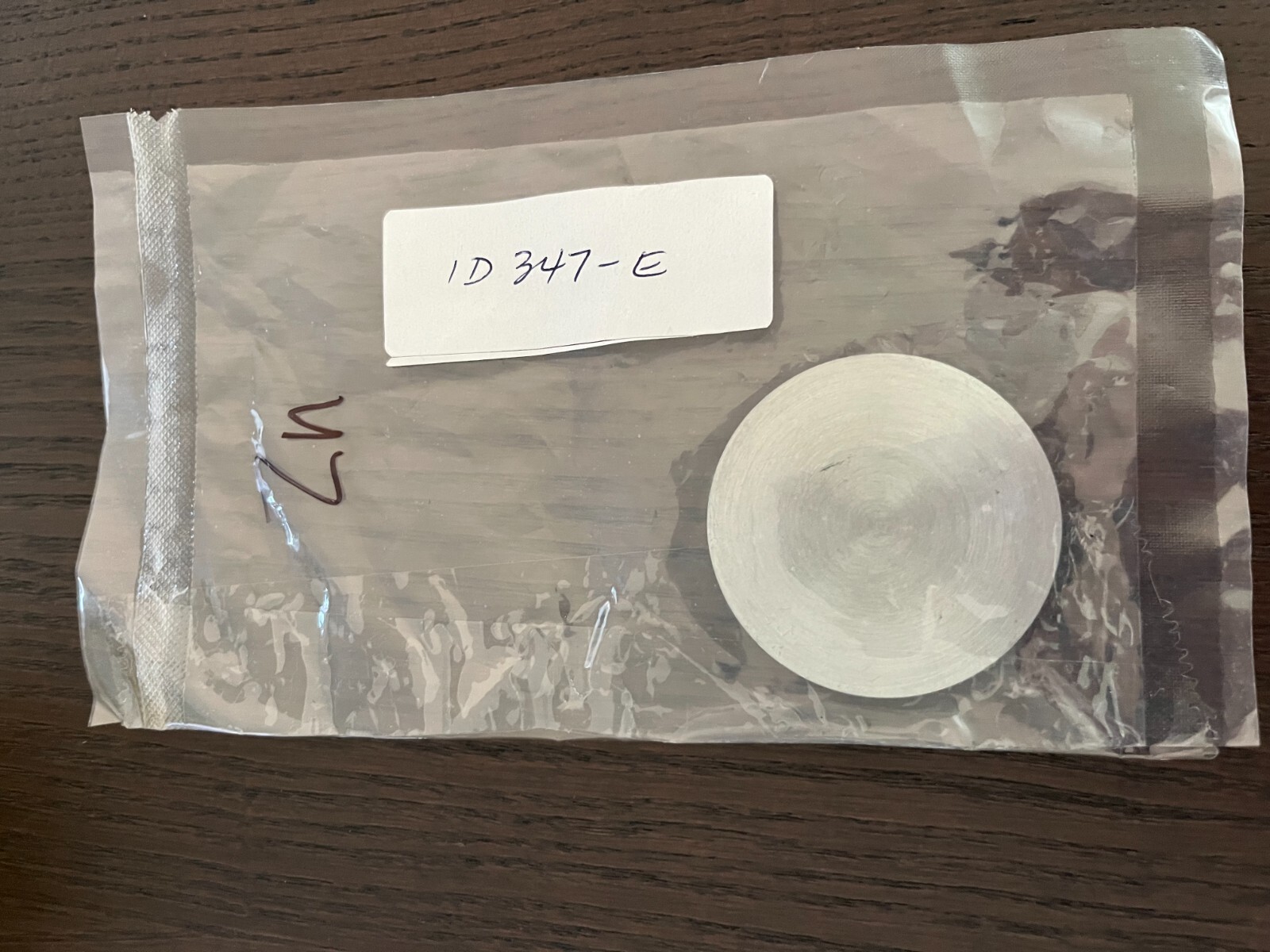 Sputtering Target, Zinc 2″ x .250″