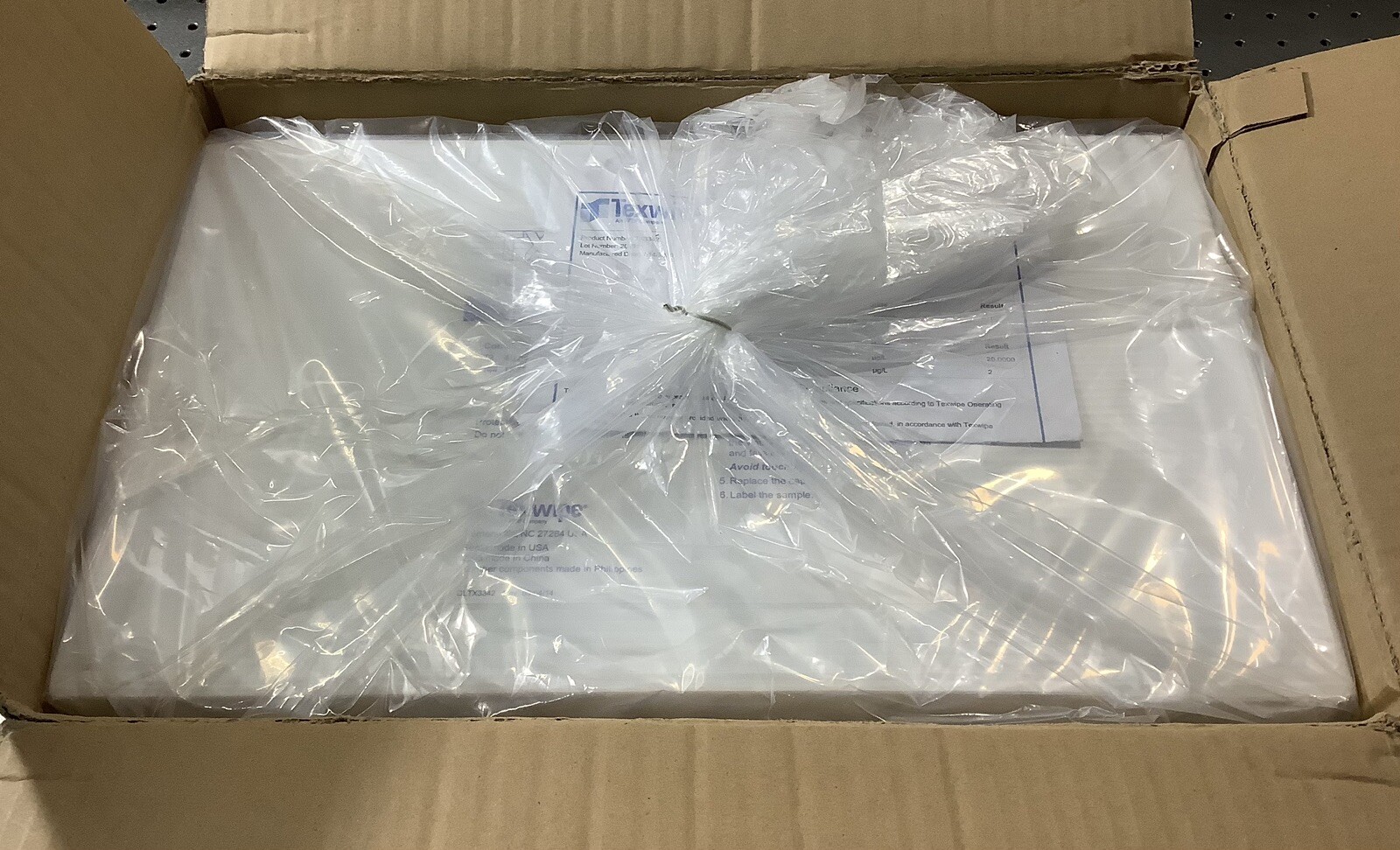 Texwipe TX3342 TOC Cleaning Validation Bulk Kit