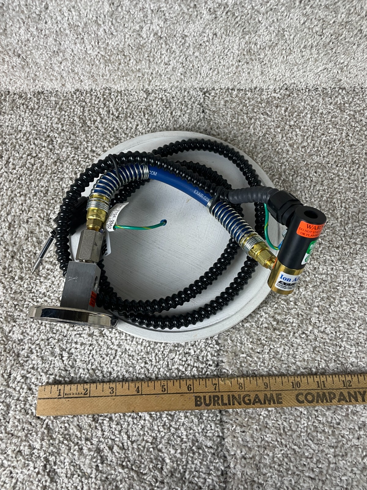 Exair 7194-9362 Ion Air Jet w/ Stay Set Flexible Hose & Mag Base