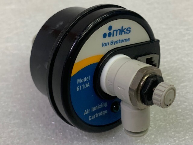 MKS Ion Systems 6110A In-line Ionizing Cartridge 24VAC Used Good Condition