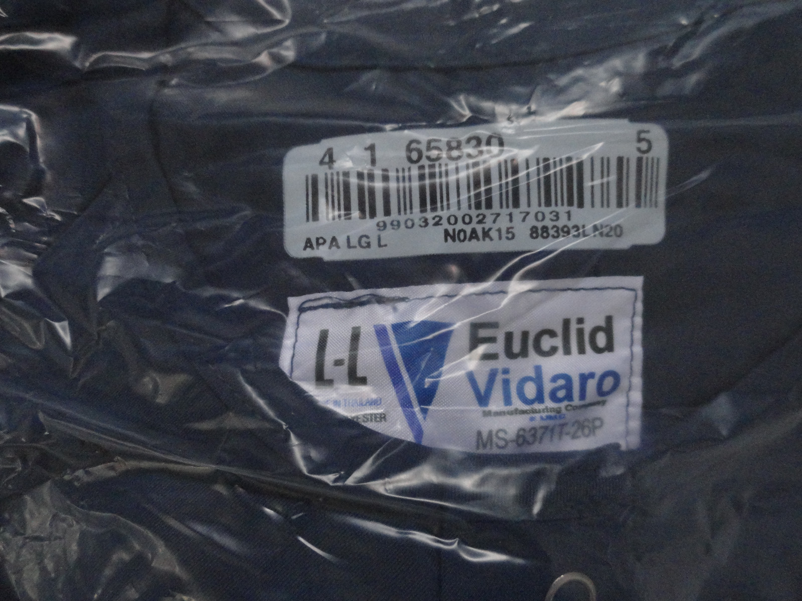 20 L-L Tops Euclid Vidaro Microdenier Poly Modest Scrubs Cleanroom Lab Blue