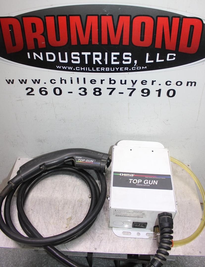 SIMCO IONIZING AIR GUN 4005105 TOP GUN 3 120 VAC 0.1 AMP 100 PSI 7′ CABLE