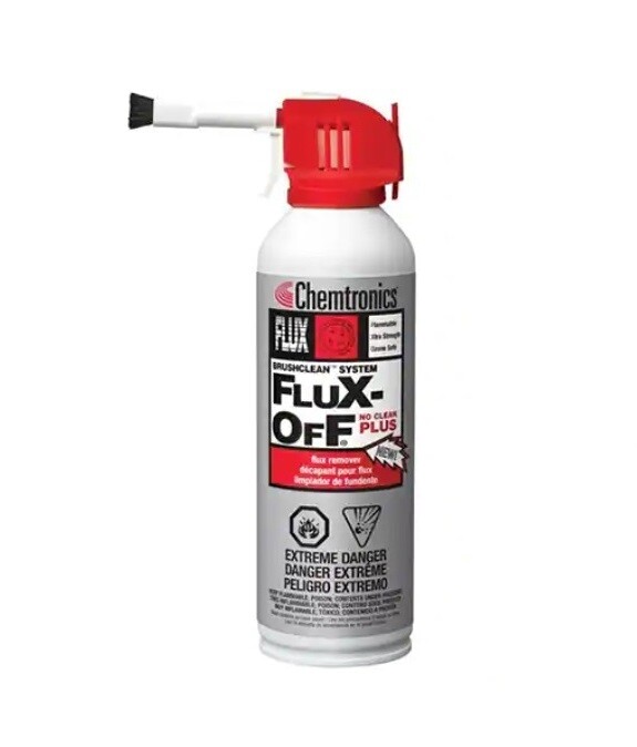 Chemtronics ES896B Flux-Off No-Clean Plus w/brush / 6-oz Aerosol