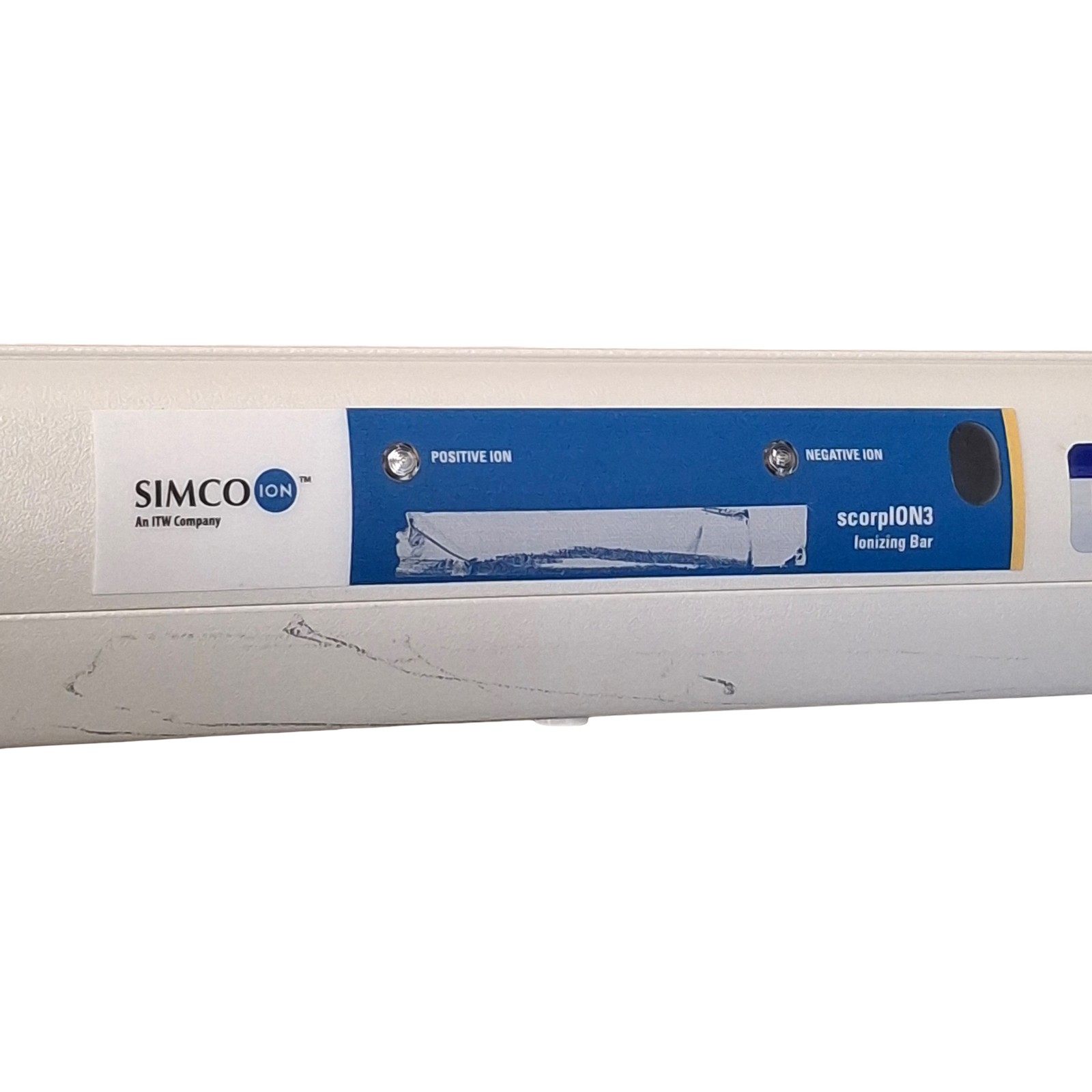Simco 4011552 ScorpION3 Clean Ionizing Bar, 24VDC, 6-Pin RJ-11, RS-485, 84in